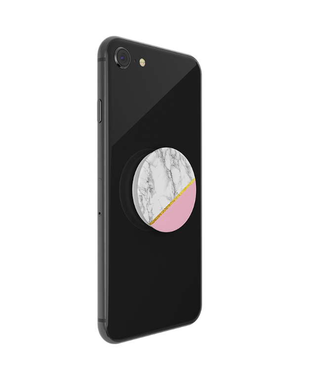 Popsocket Marble Chic - White and pink marble