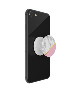 Popsocket Marble Chic - White and pink marble