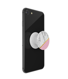 Popsocket Marble Chic - White and pink marble
