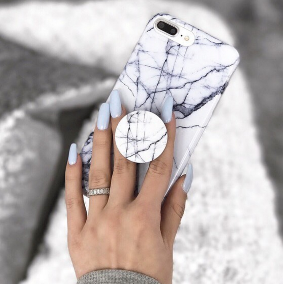 Popsocket Marble White