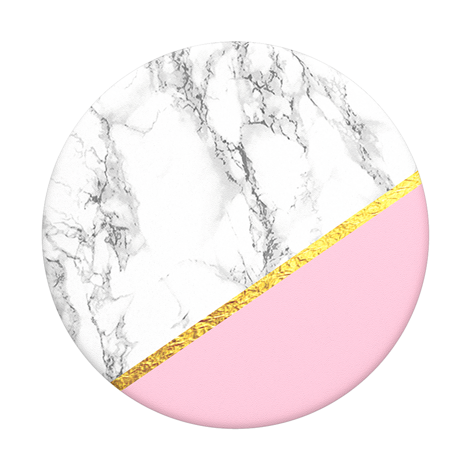 Popsocket Marble Chic - White and pink marble