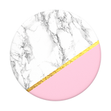 Popsocket Marble Chic - White and pink marble